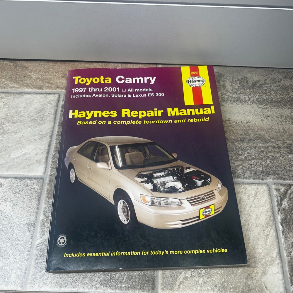 Toyota Camry 1997-2001 Haynes Repair Manual Avalon Solara Lexus ES 300 92007